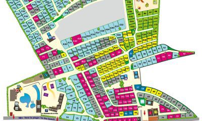 Découvrez le plan du camping